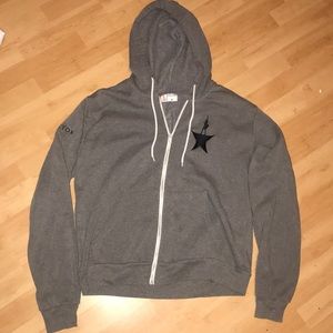 Hamilton musical zip up hoodie
